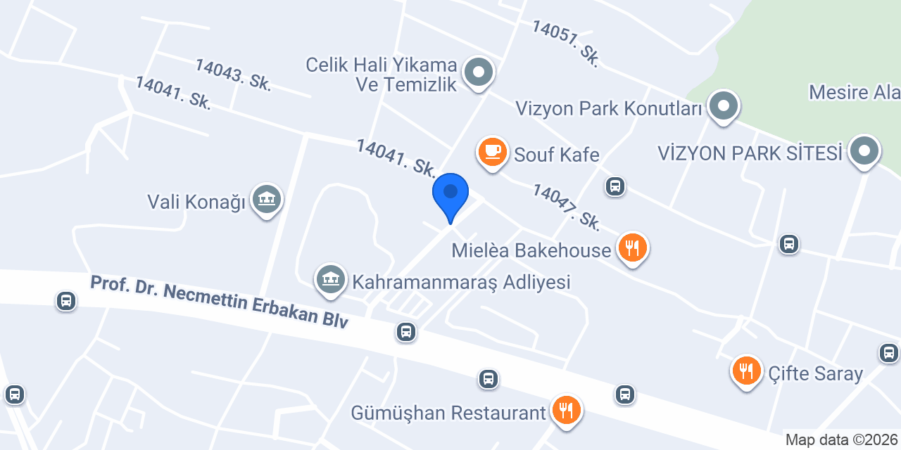 THE EMLAC KAHRAMANMARAŞ konumu