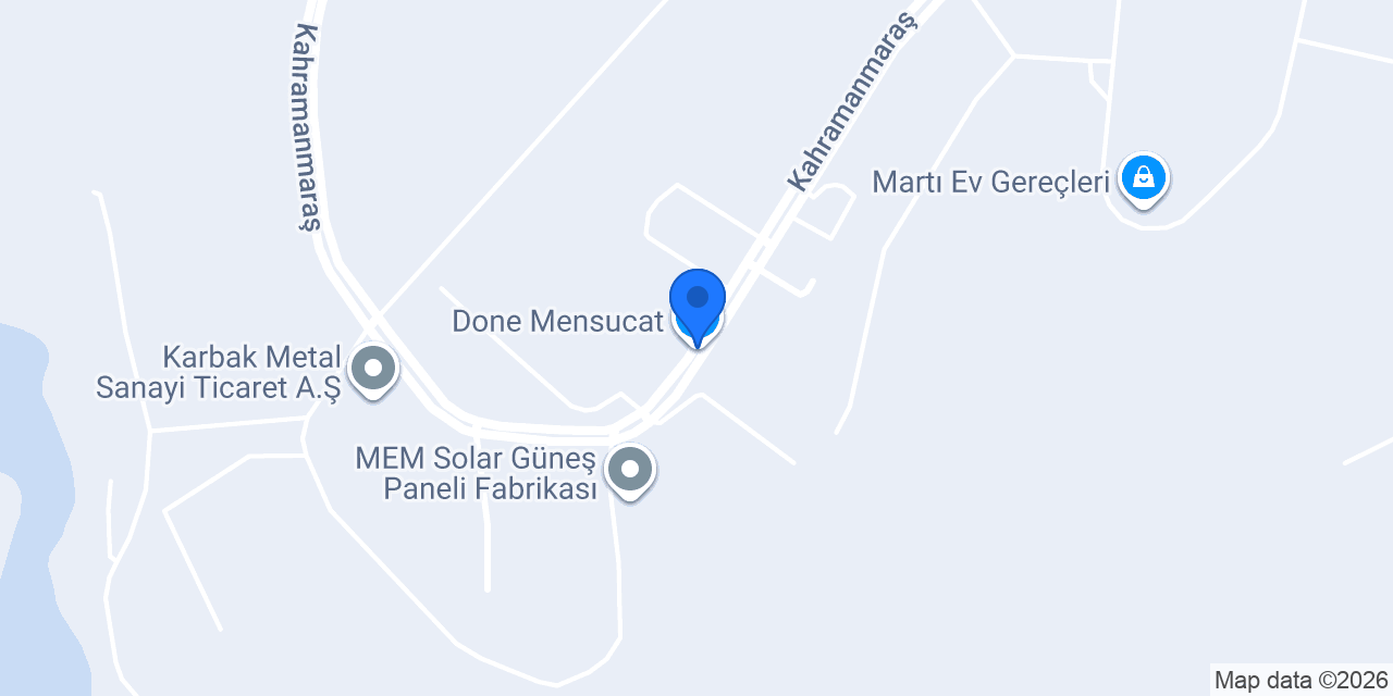 Done Mensucat konumu