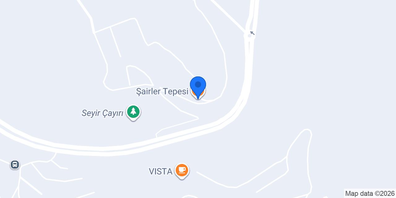 Şairler Tepesi konumu