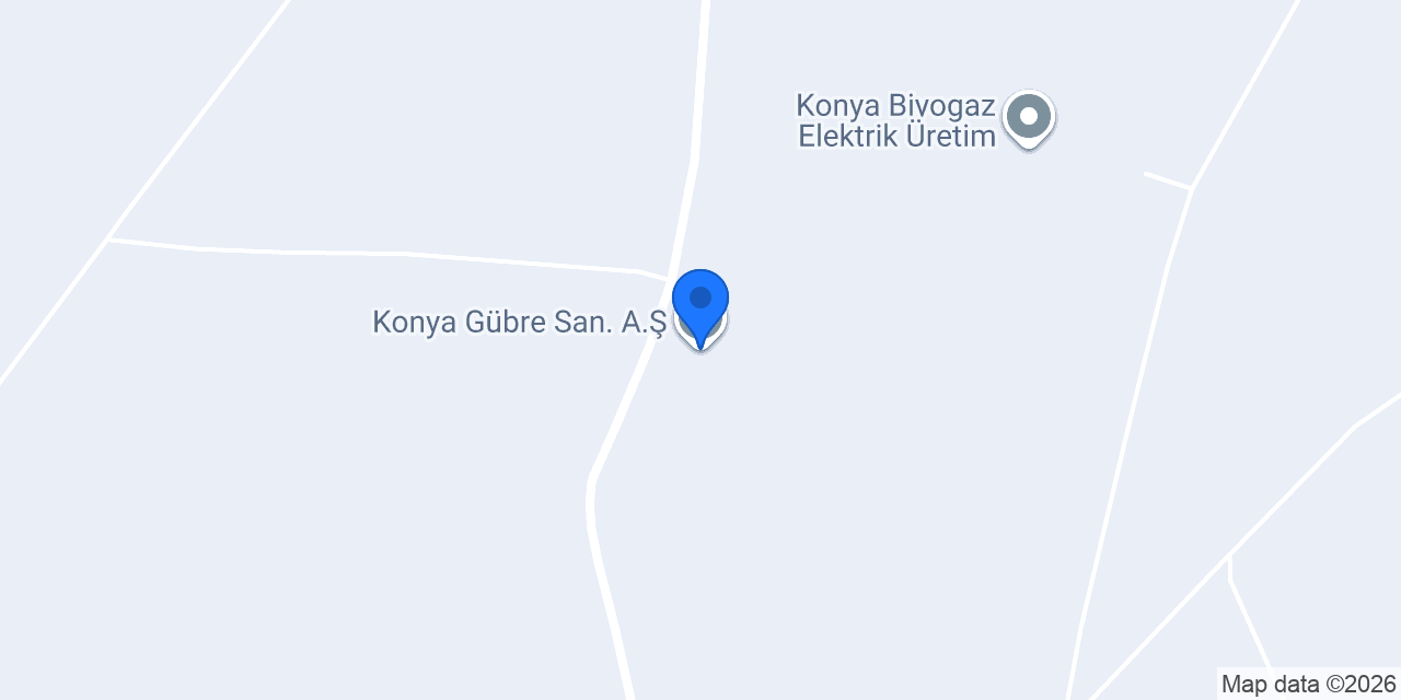 Konya Gübre San. A.Ş. konumu