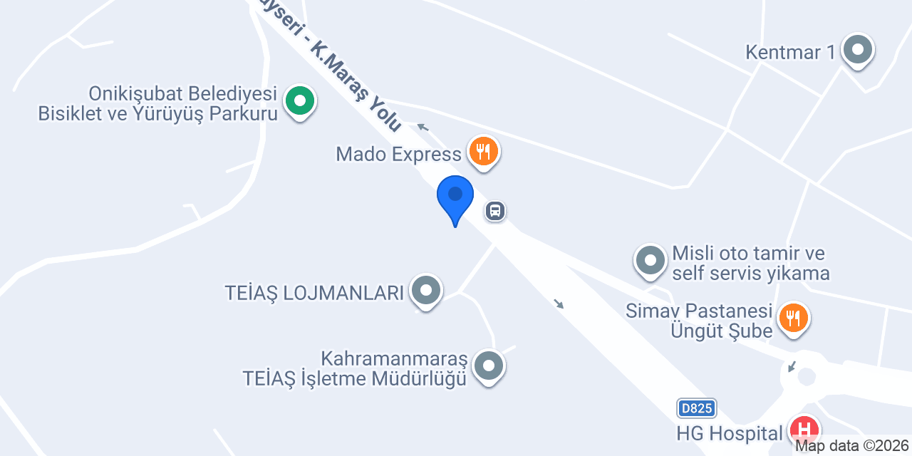 AK MOTOR K.MARAŞ konumu