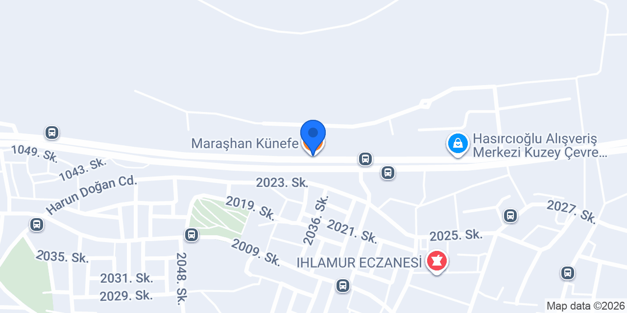 Maraşhan Künefe konumu