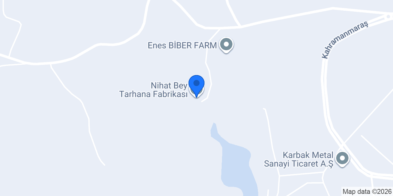 Nihat Bey Tarhana Fabrikası konumu