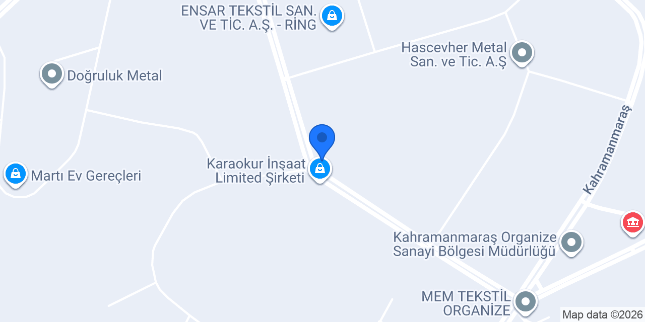 Rimsa Tekstil - Kahramanmaraş konumu