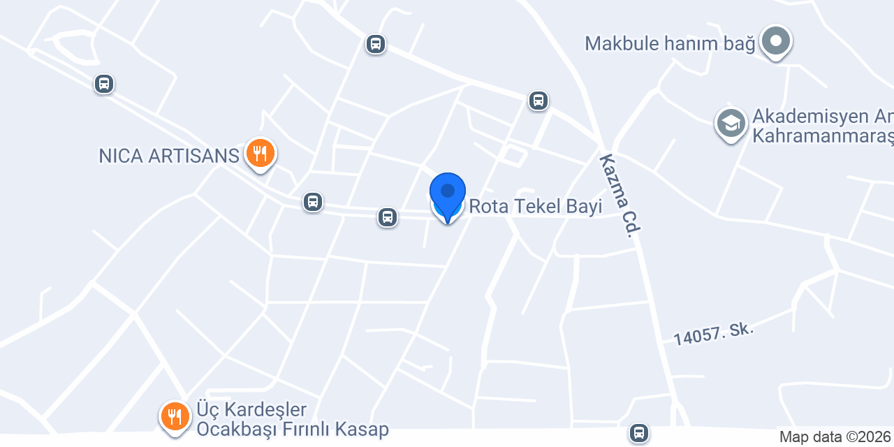 Rota Tekel Bayi konumu