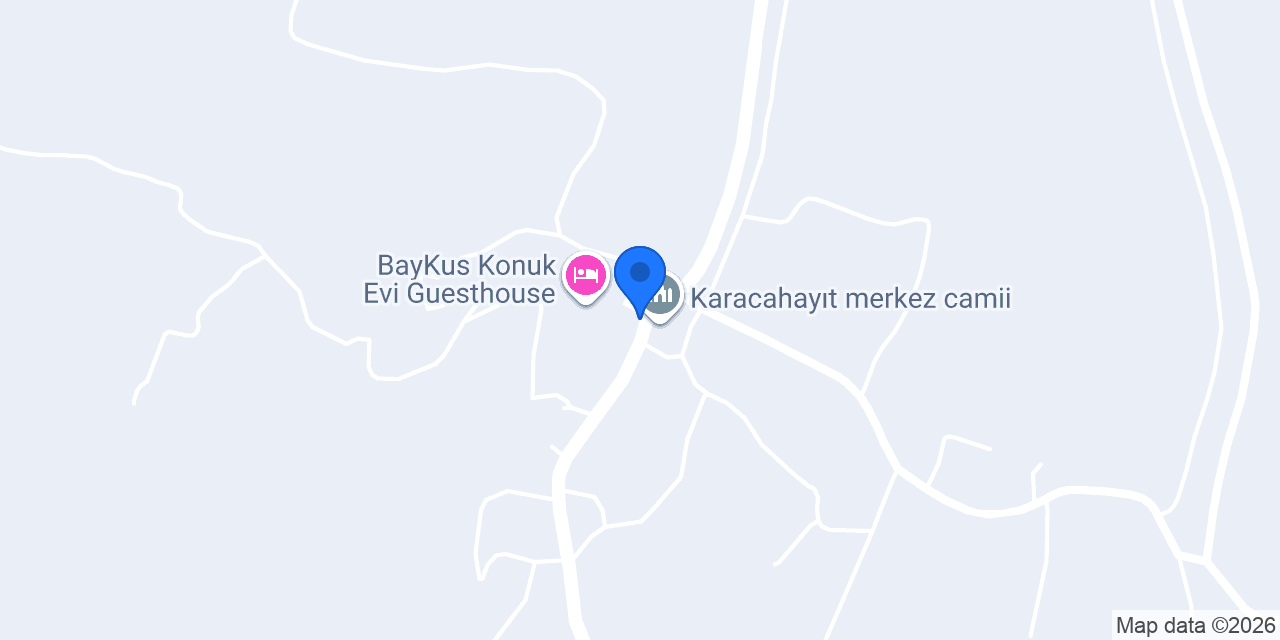Karacahayıt Köyü Muhtarlığı konumu