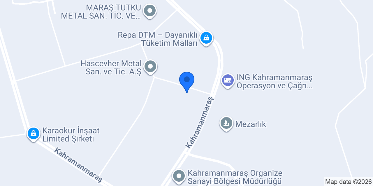 SGF Endüstriyel Kimya konumu