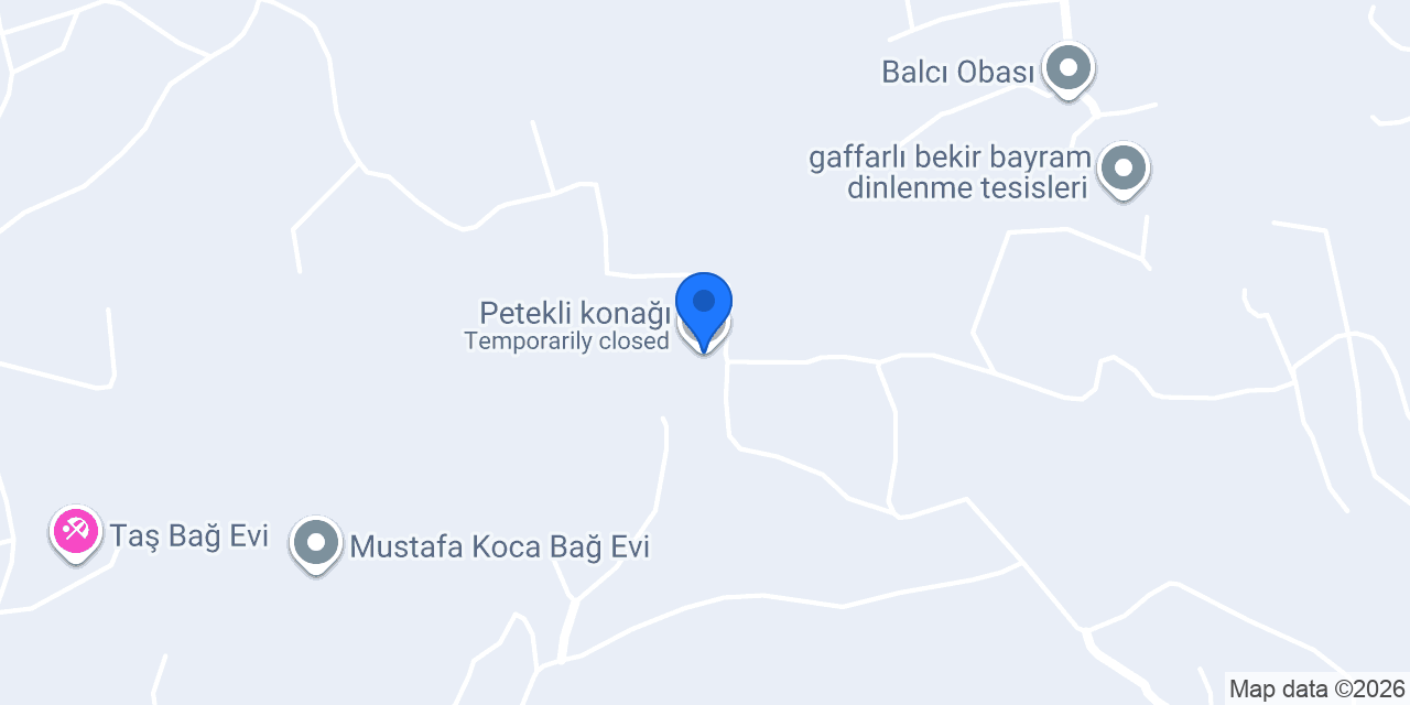 Petekli konağı konumu