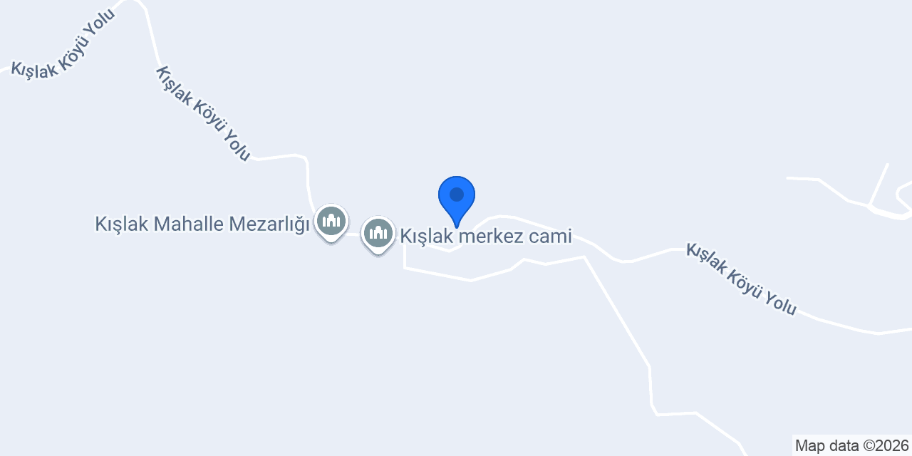 Kışlak İlkokulu konumu