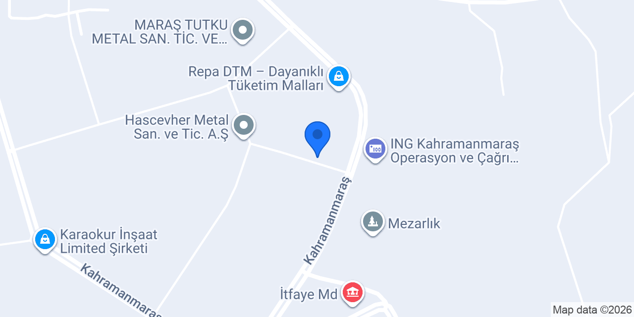 Marterm ses ve termal keçe fabrika konumu
