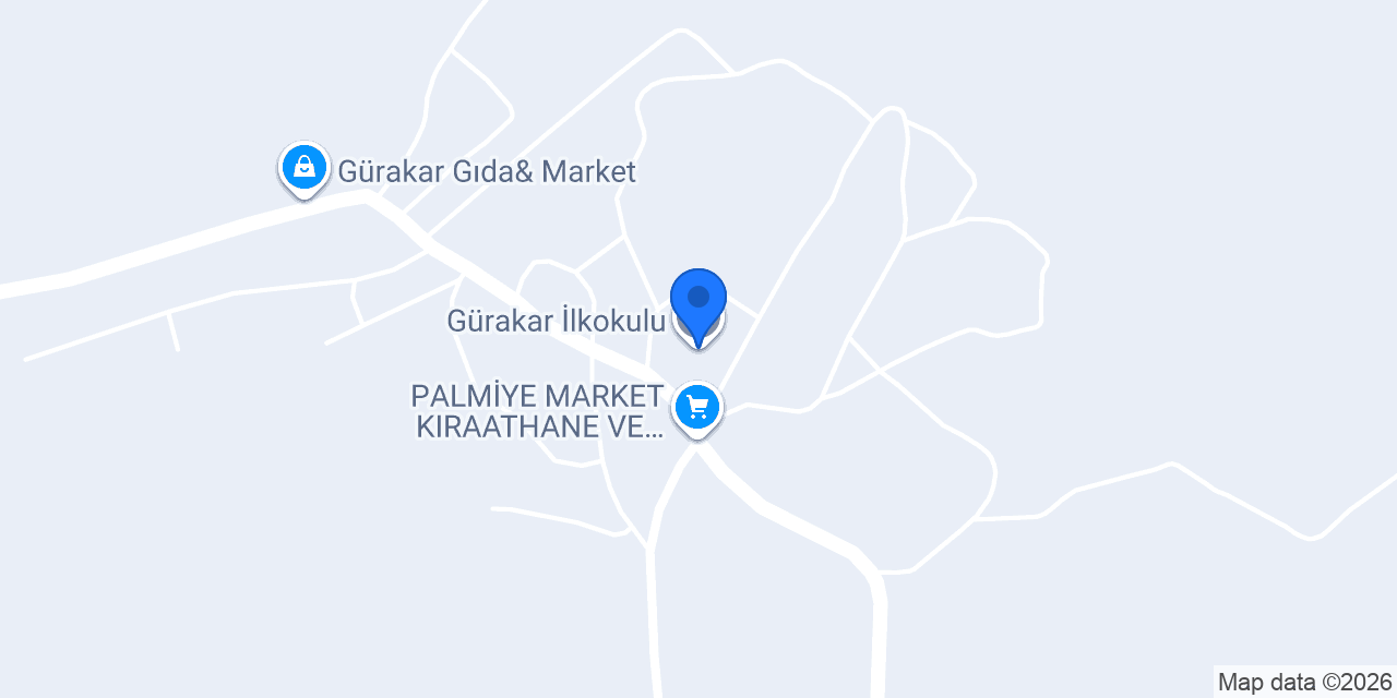 Gürakar İlkokulu konumu