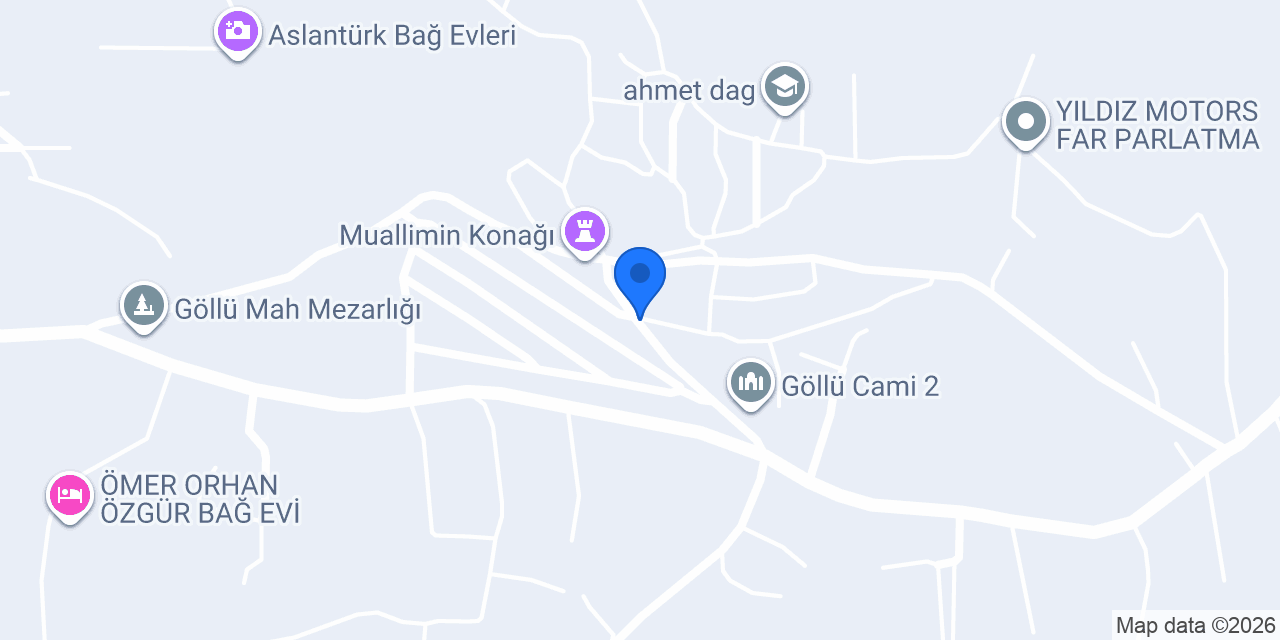 Göllü Köyü Muhtarlığı konumu