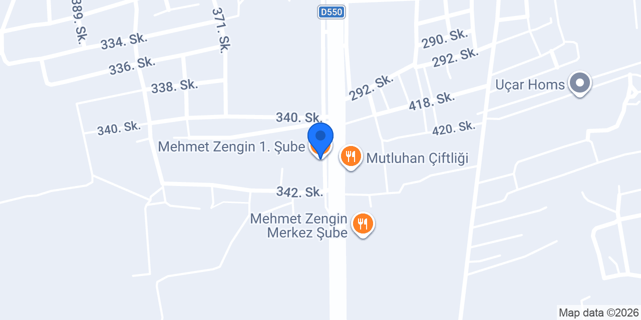 Mehmet Zengin 1. Şube konumu