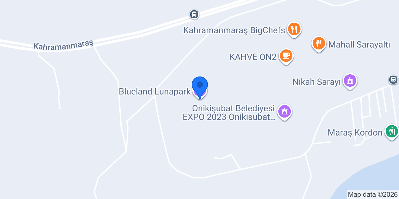 Blueland Lunapark konumu