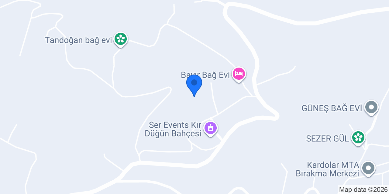 Akyol Bağ Evi konumu