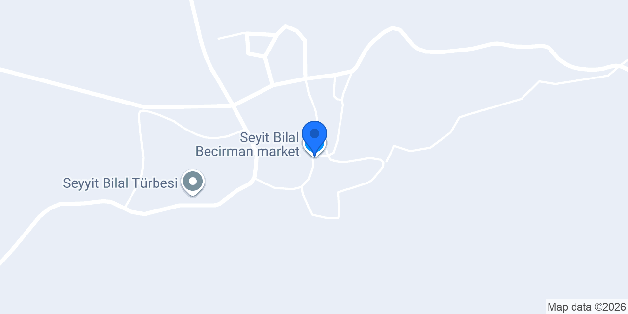 Seyit Bilal Becirman market konumu