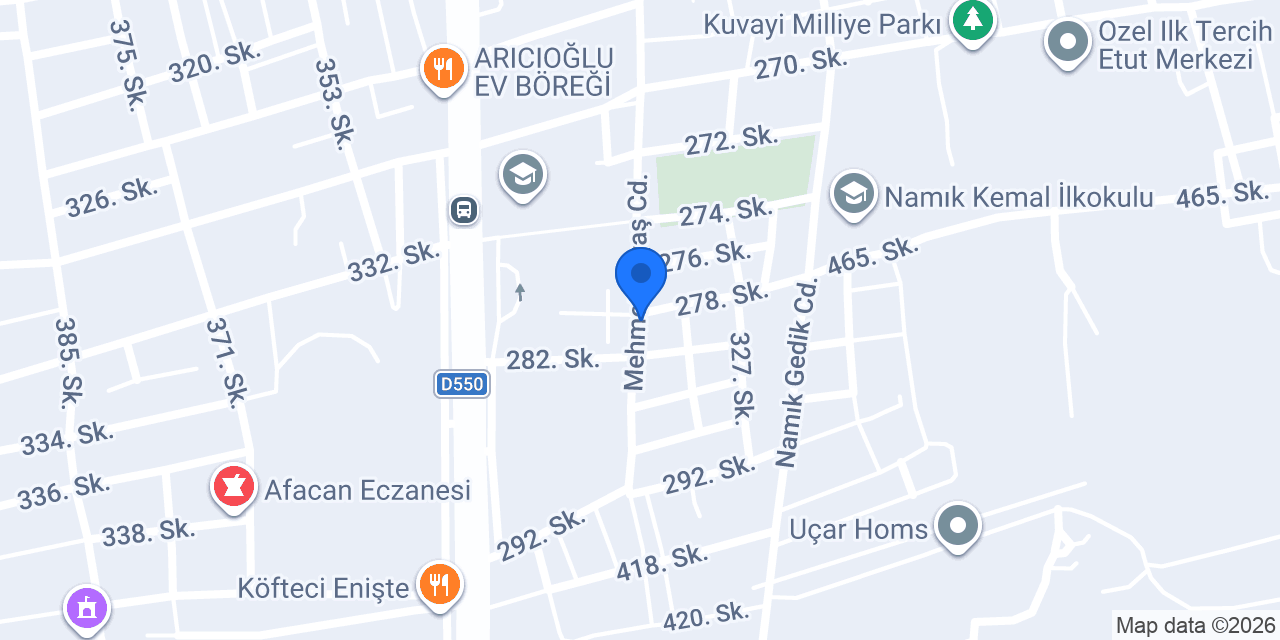 Çine Optik konumu