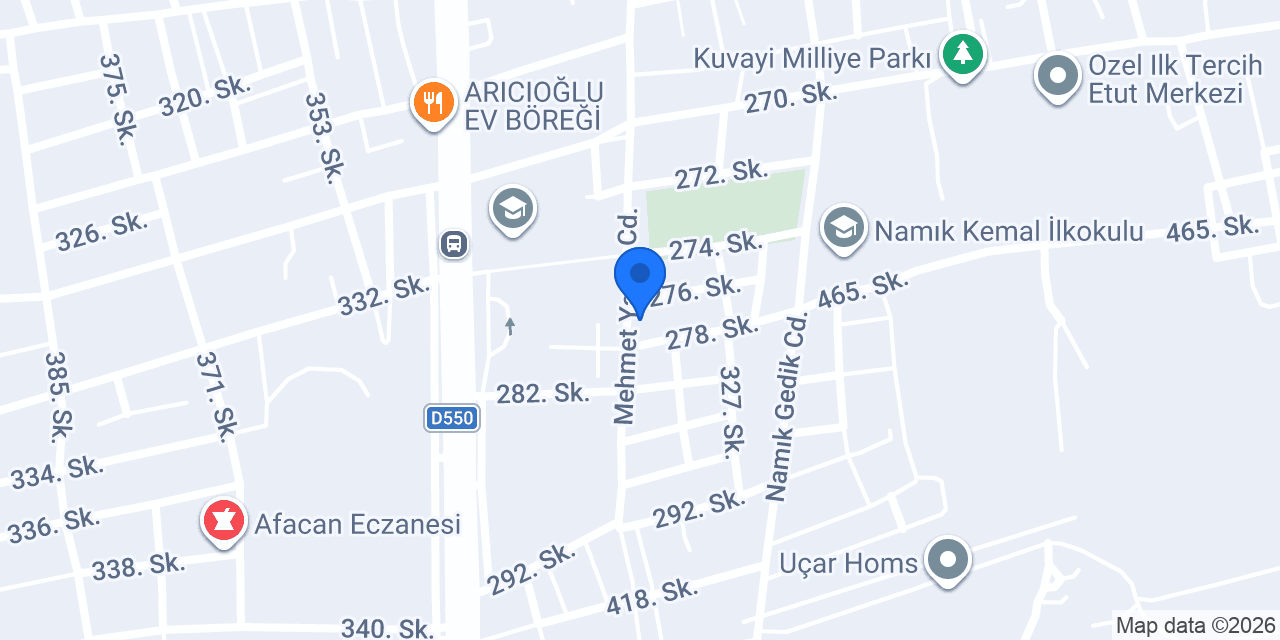 Tuncer Eczanesi konumu