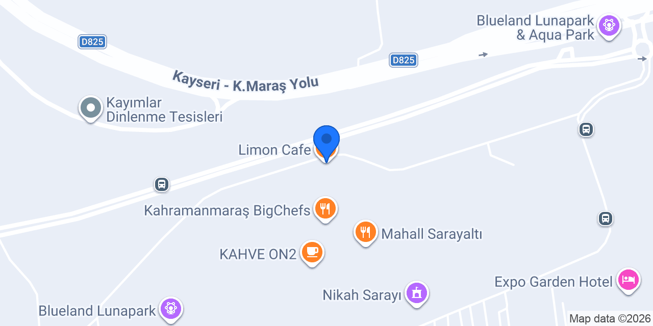 Limon Cafe konumu