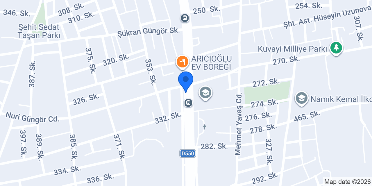 Kıbrıslı'nın Yeri konumu