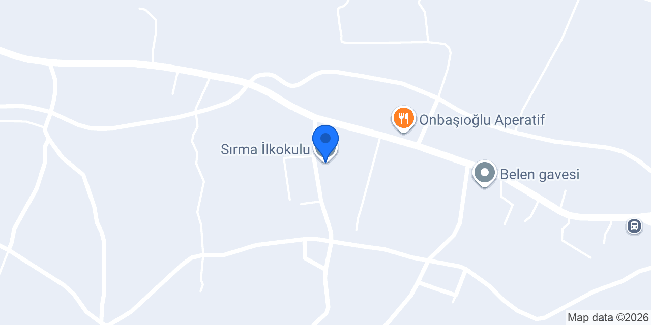 Sırma İlkokulu konumu