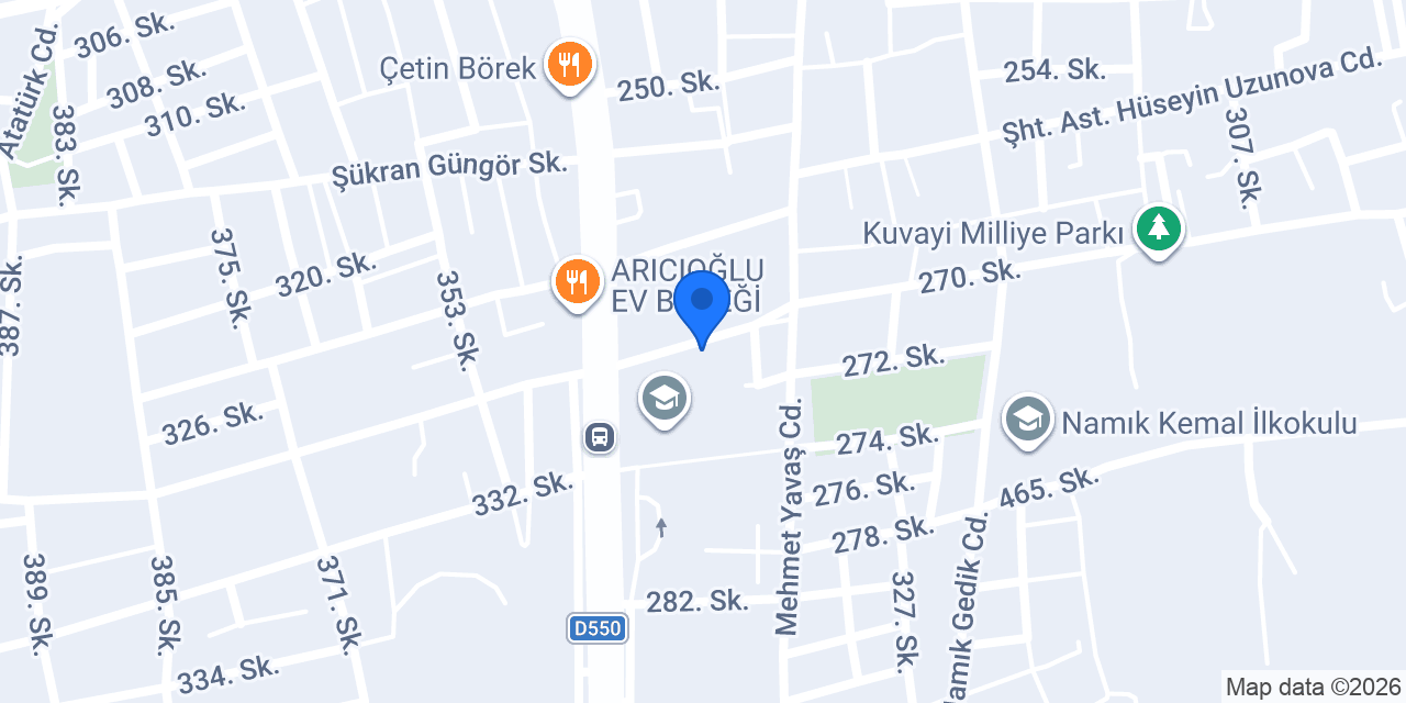 Zirve Veteriner Kliniği konumu