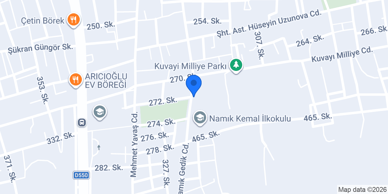 Seçkin Erkek Kuaförü konumu