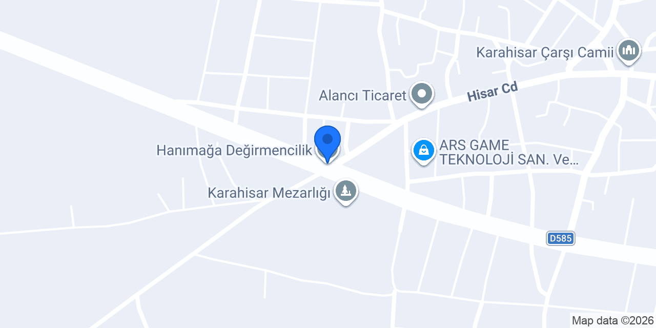 Hanımağa Değirmencilik konumu
