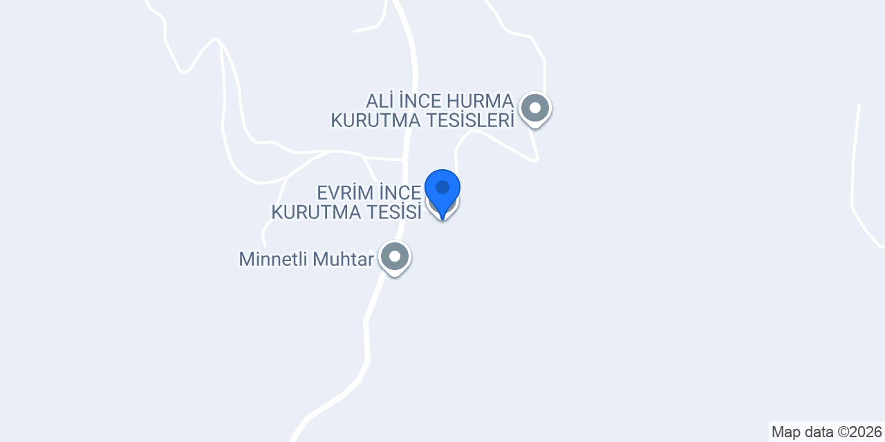 EVRİM İNCE KURUTMA TESİSİ konumu