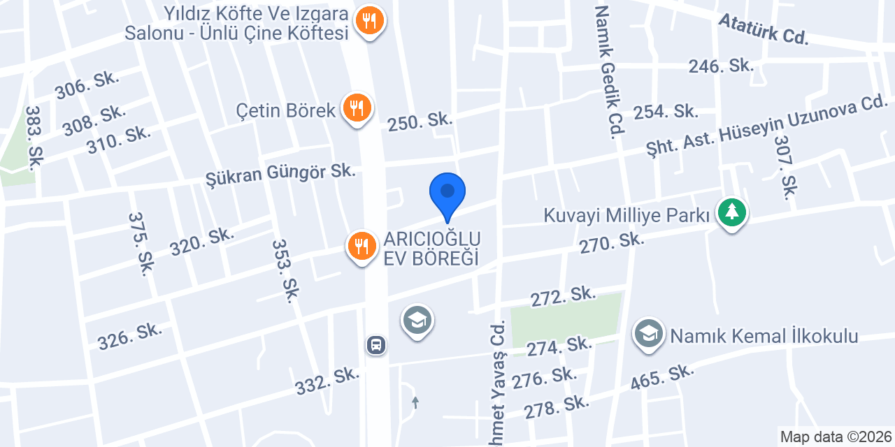 Özay Motors konumu