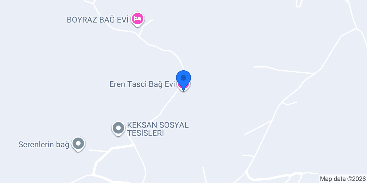 Eren Tasci Bağ Evi konumu