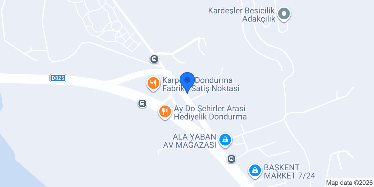 Maraş Temiz mobilya konumu