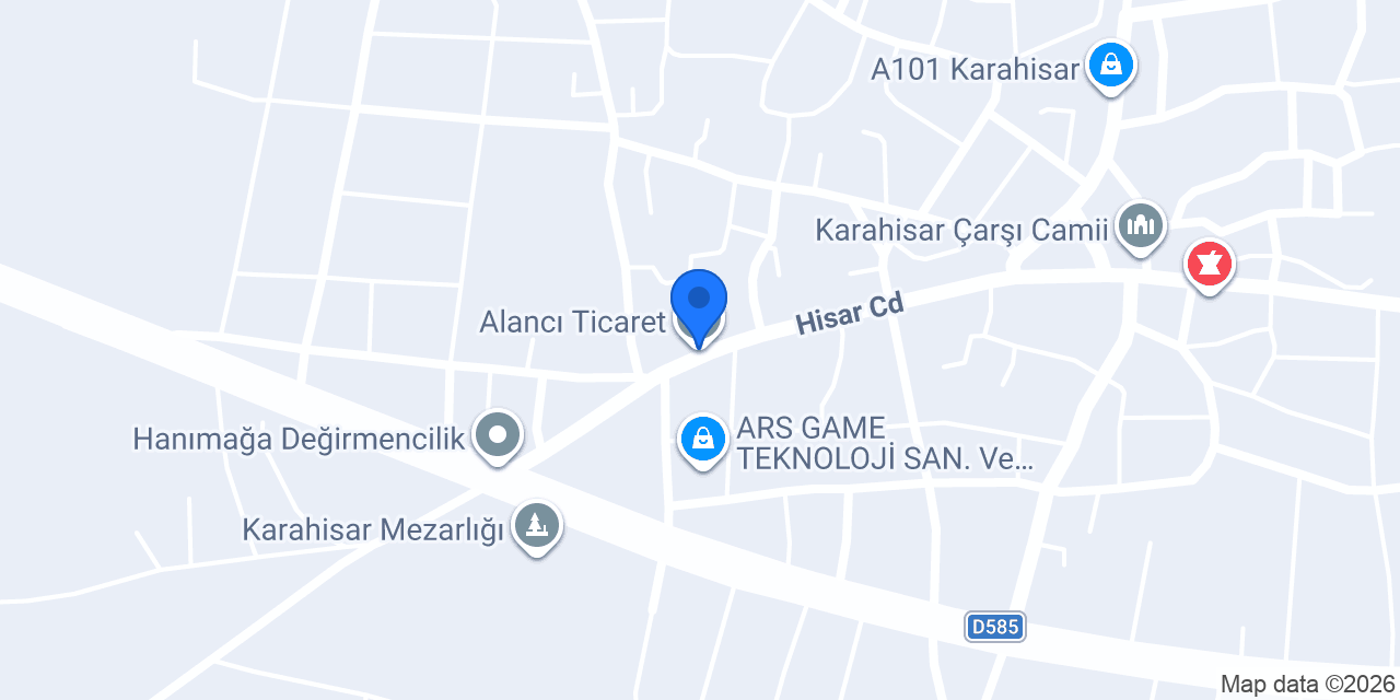 Alancı Ticaret konumu