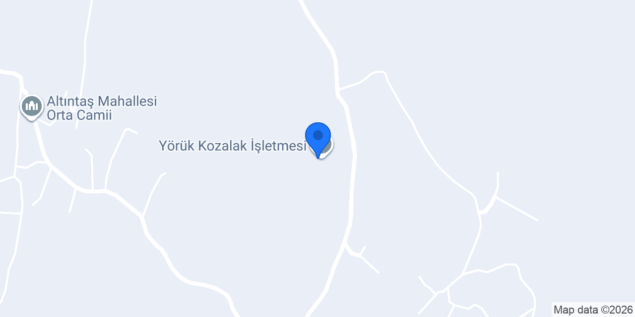 Yörük Kozalak İşletmesi konumu