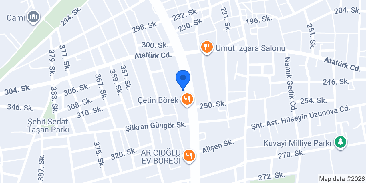Eski Çine Sofrası konumu