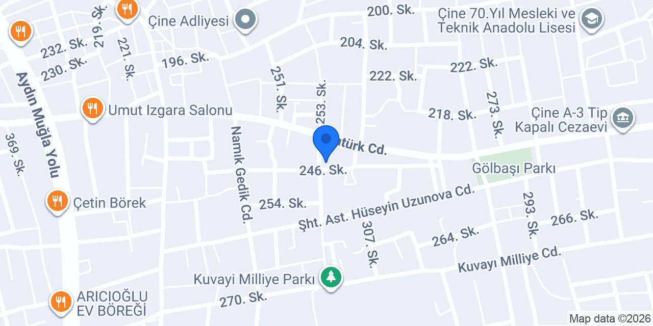 Çaglar bobinaj sagım makınaları konumu
