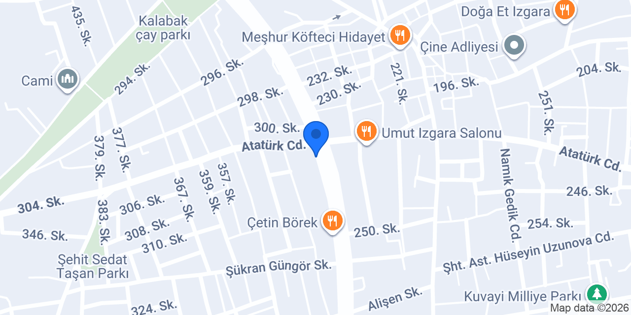 Komagene Etsiz Çiğ Köfte konumu