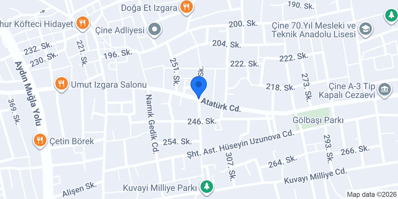 Kuaför Tarık konumu