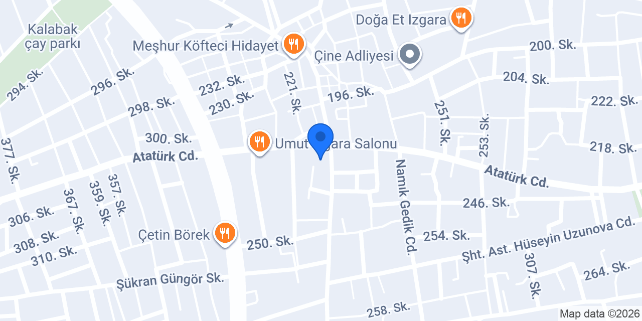 Urfa Yörem Baklavaları 1 konumu