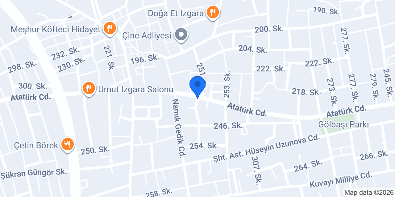 Efem Et Çine konumu