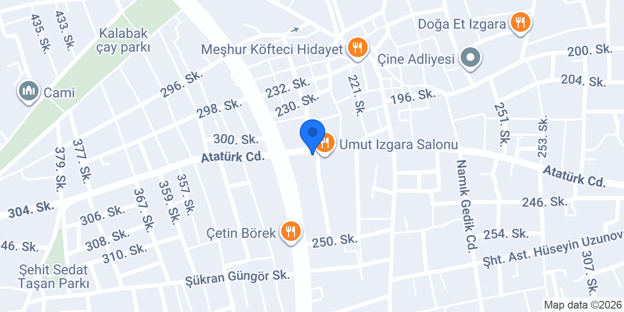 Mut Kasap konumu