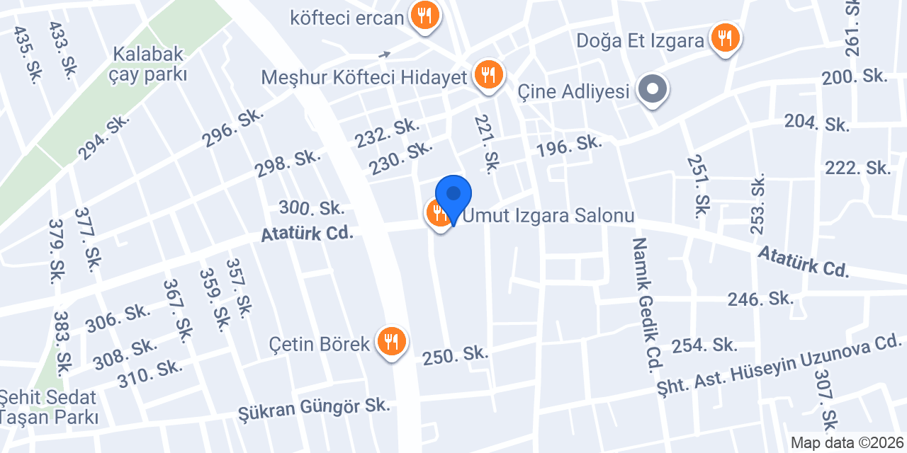 Bora Eczanesi konumu