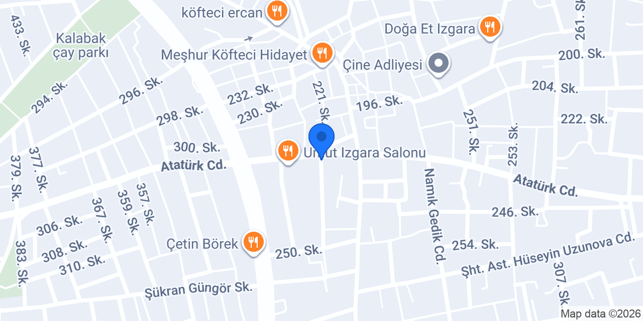Akgündüz Et konumu