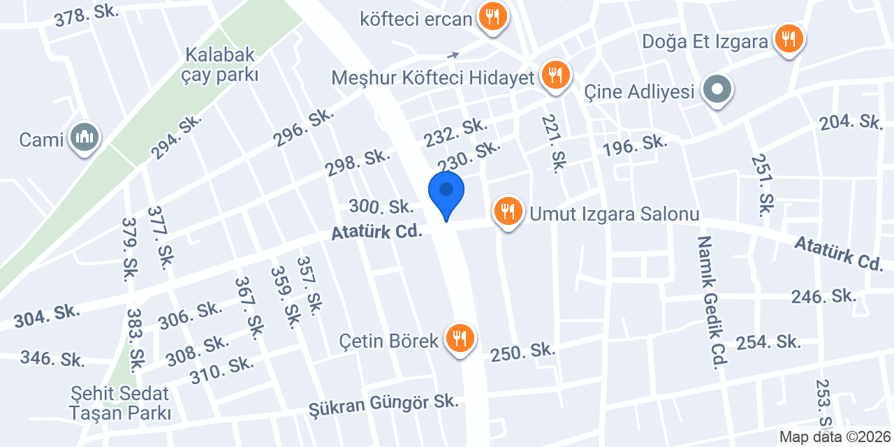 Akçaova Aile Sağlığı Merkezi konumu