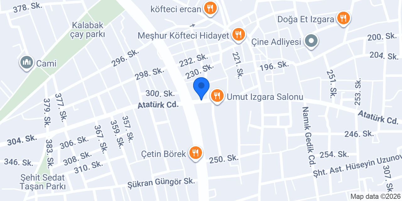 İtina izgara konumu