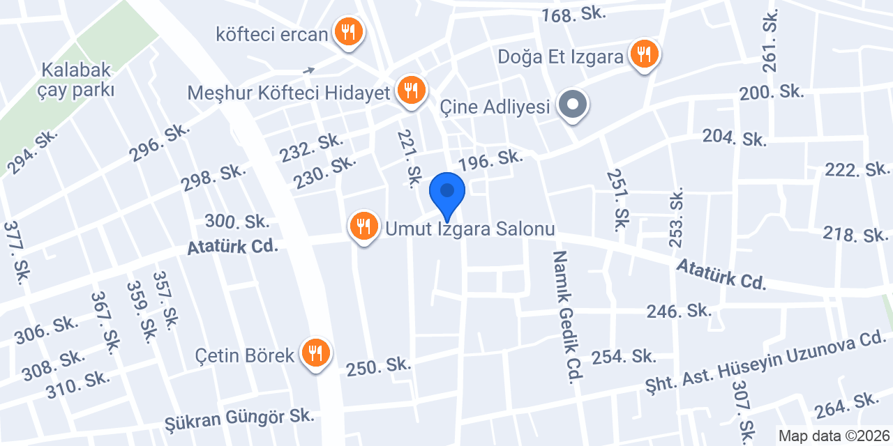 Ofelya Çiçekçilik konumu