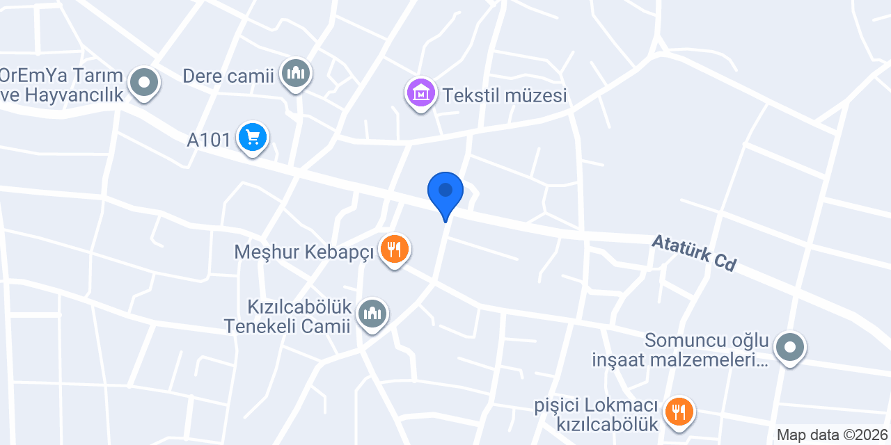 Ayhan Ustam Izgara salonu konumu