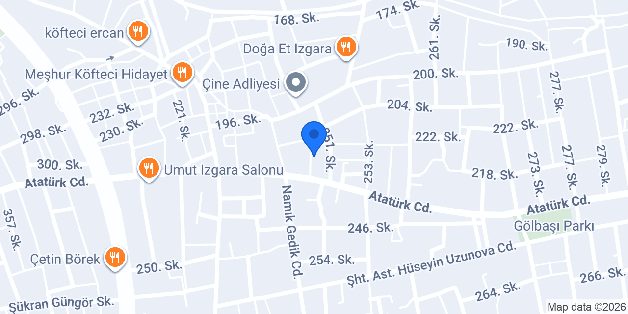 EDA KURU TEMİZLEME konumu