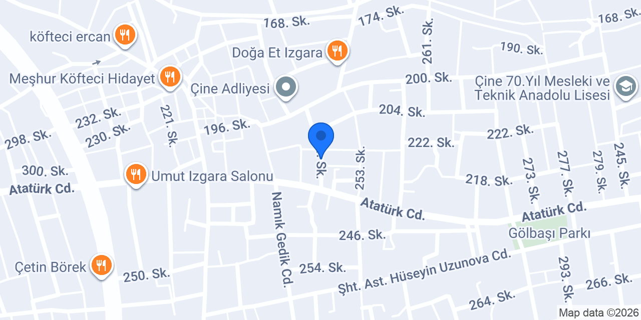 Özgün kuaför konumu