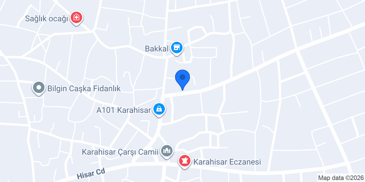 Karahisar Aile Sağlık Merkezi konumu